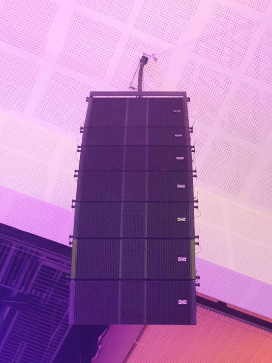 GL-208 dual 8 นิ้ว line array ประจำการใน Aksu Education College ให้เสียงคุณภาพสูง