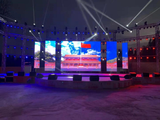 Professional sound reinforcement case --TRS AUDIO boost Xinjiang Kuche Da Nang City turned gorgeous night market