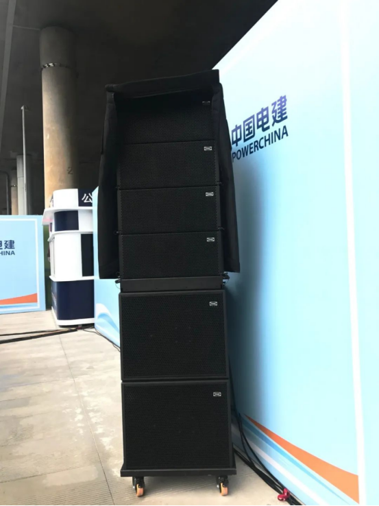 G-20 Dual 10-inch line array Speakers Chengdu Rail Transit Line 18 විවෘත කිරීම සහ ක්‍රියාත්මක කිරීමේ උත්සවයට පහසුකම් සපයයි.